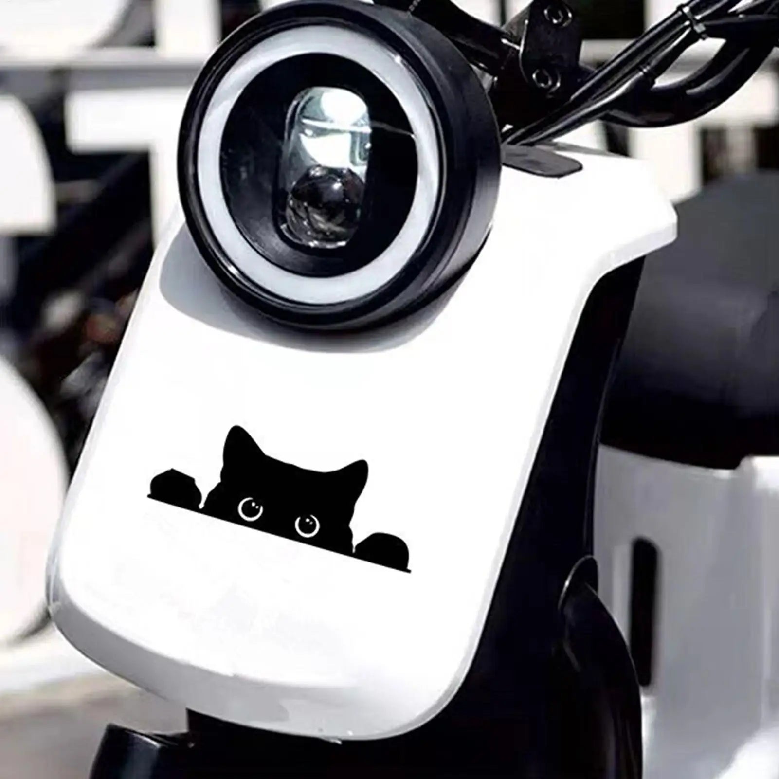 Peeping Cat Car Sticker – Waterproof PVC Vinyl Decal Vinyl Car Decal Zpaxo