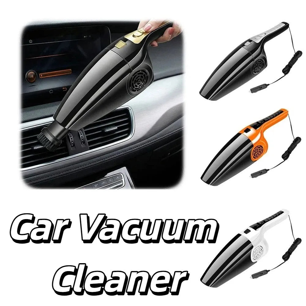 High Power Car Vacuum Cleaner Strong Suction Dry Wet Dual Use Car Interior Vacuum Small Size 12V 120W Handheld Vacuum Cleaner Zpaxo