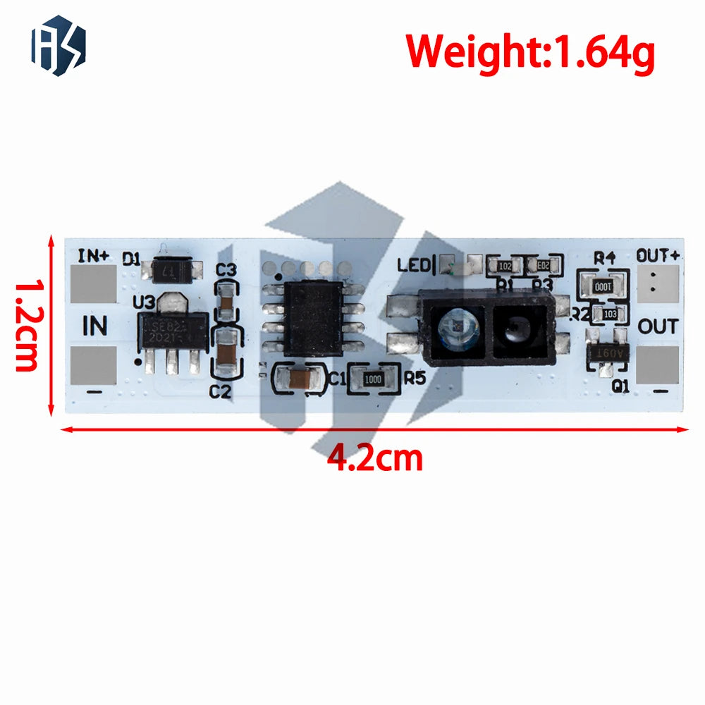 3A Capacitive Touch Dimming Module DC5V 24V Hand Scan Switch LED Lamp Zpaxo