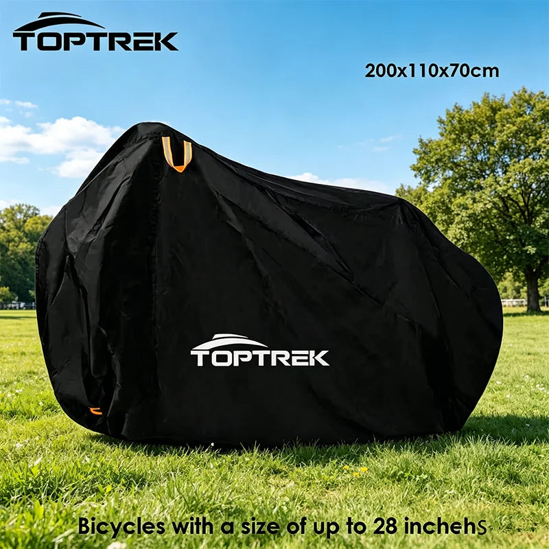 Toptrek 210D All-Weather Bike Cover Waterproof Dustproof UV Resistant Durable Multipurpose portable Bicycle Protector Cycling Zpaxo