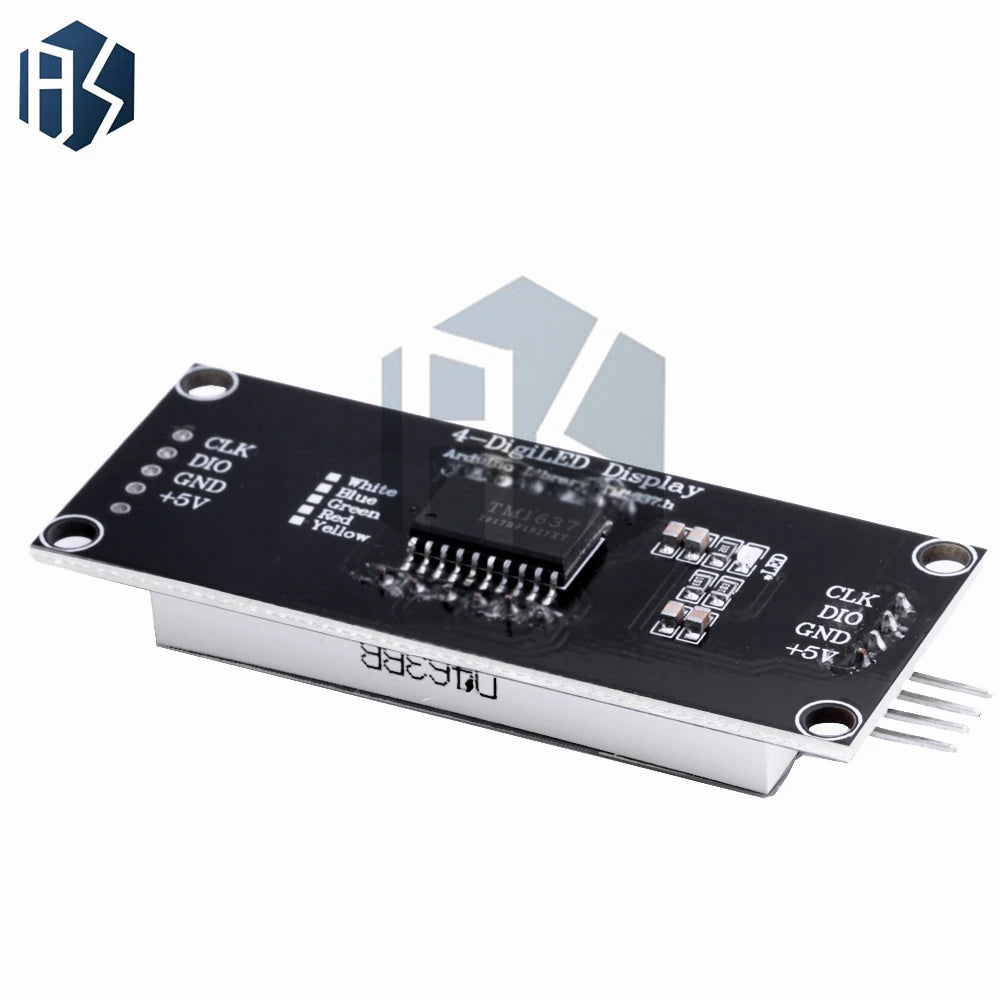 TM1637 LED Display Module 4 Digit Time Indicator Tube 7 Segment Zpaxo