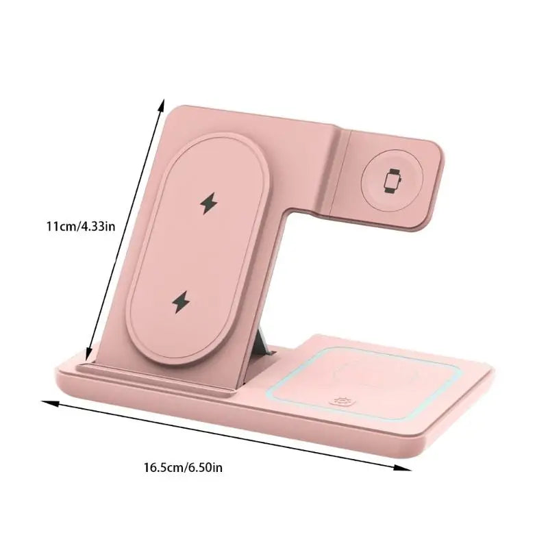 Y1UB 1 Wireless Charging Desk Stand Space Saving S24 S23 Watch