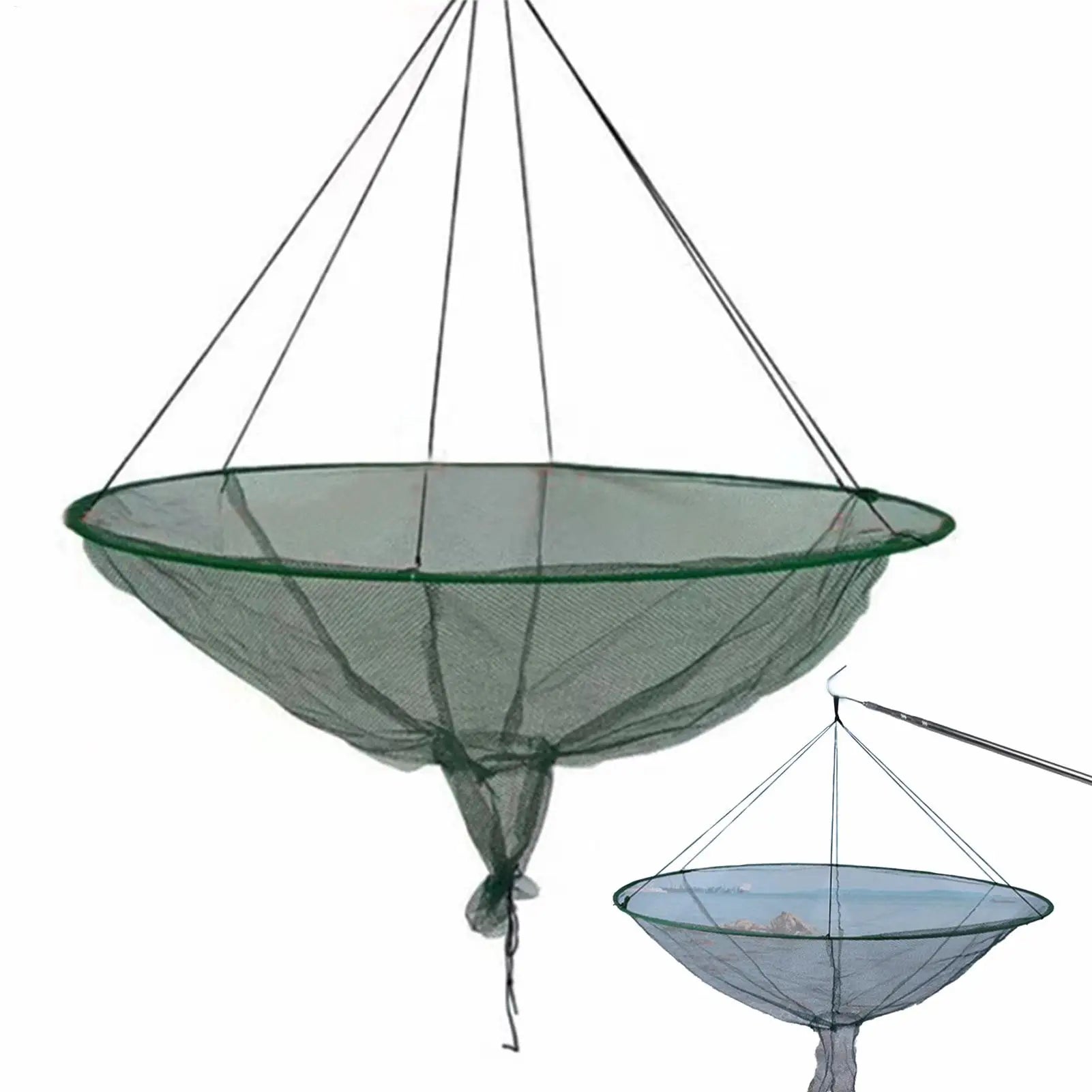 Hoop Net Fishing Round Crab Hoop Net Fishing Bridge Net Drastring Cast Nets For Fishing Collapsibles Catfish Net For Outdoor Zpaxo