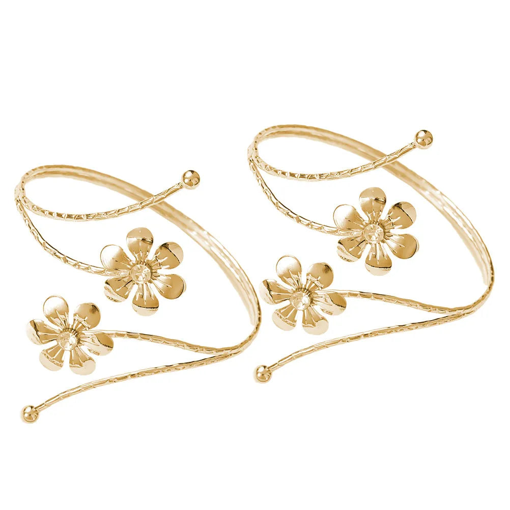 Alloy Curtain Holdbacks Delicate Flower Tiebacks Drape Fixing Strap