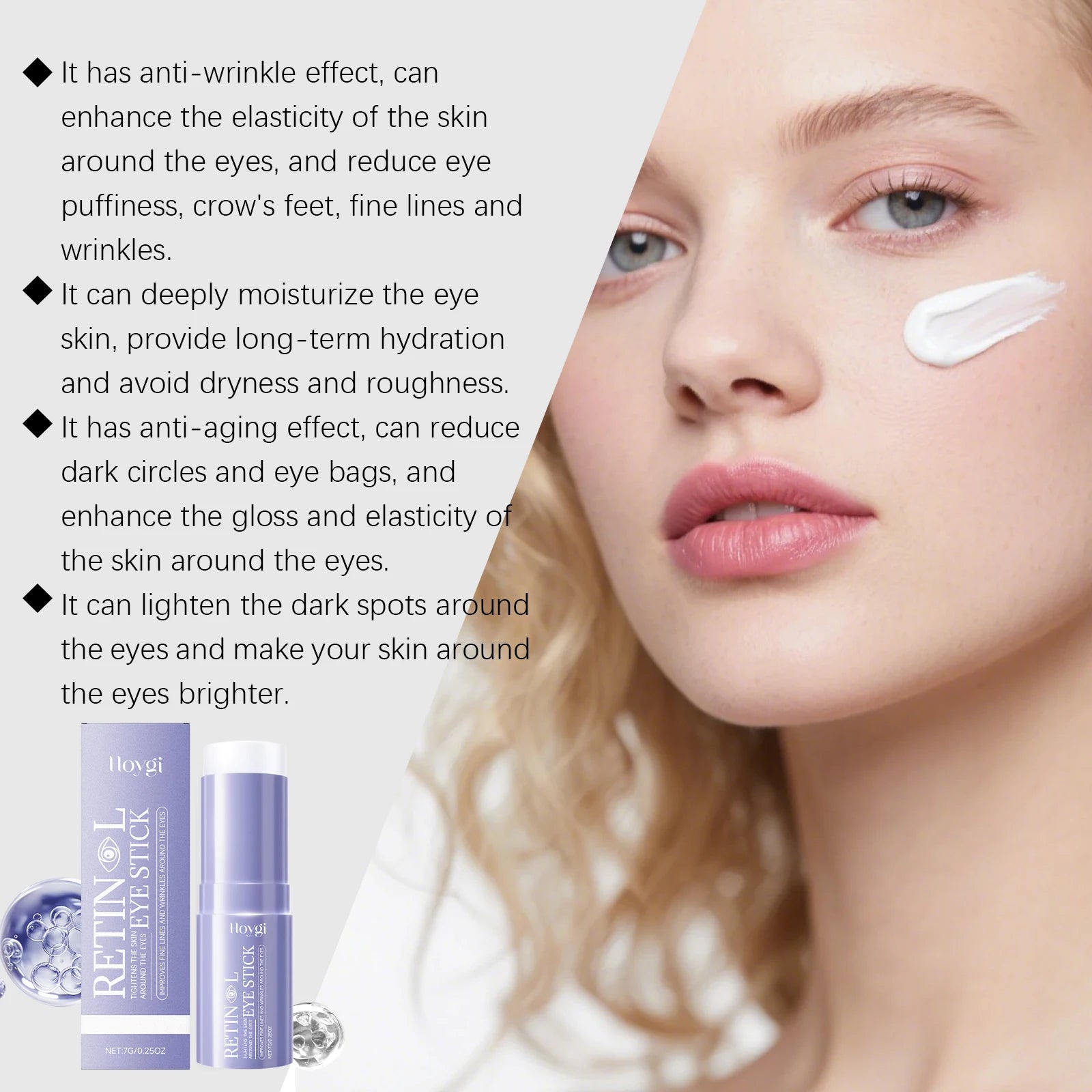Hoygi Retinol Eye Cream Stick – Dark Circles & Anti-Aging Retinol Eye Cream Stick Zpaxo