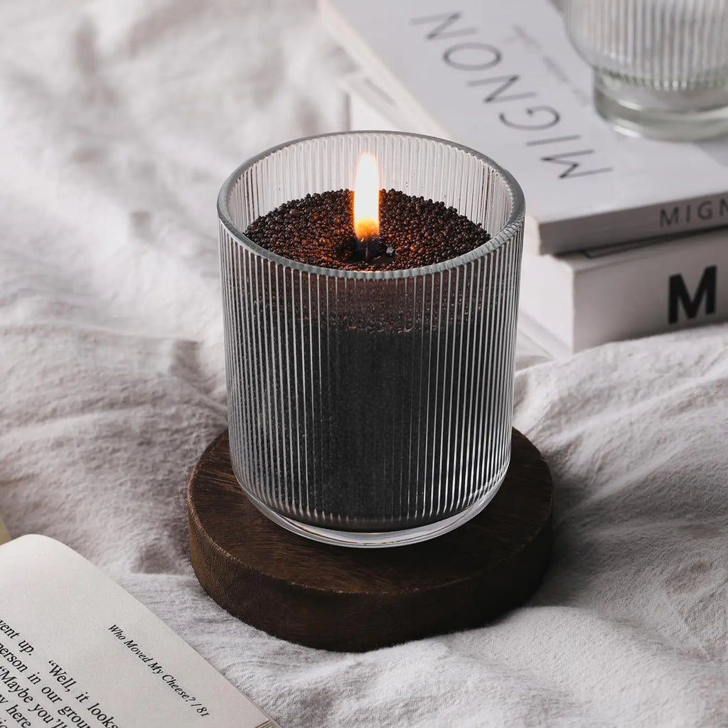 200G White Black Pearled Candle Sand Set with 10pcs Candle Wick DIY Handmade Materials For Beads Candle Making Kit Crafts Zpaxo