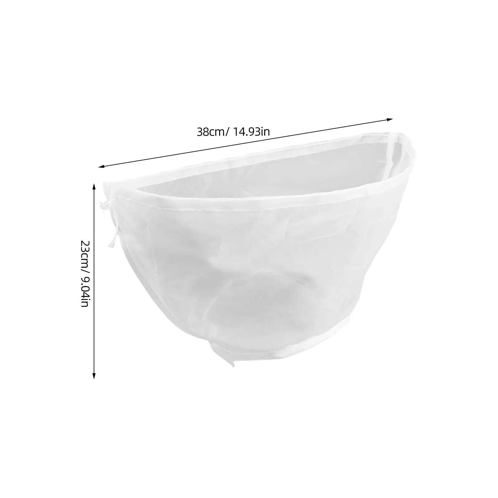 4Pcs Reusable Honey Strainer Bag with Drawstring, Food Grade Nylon Mesh Filter for 5 Gallon Bucket, Ideal for Apiary Honey Zpaxo