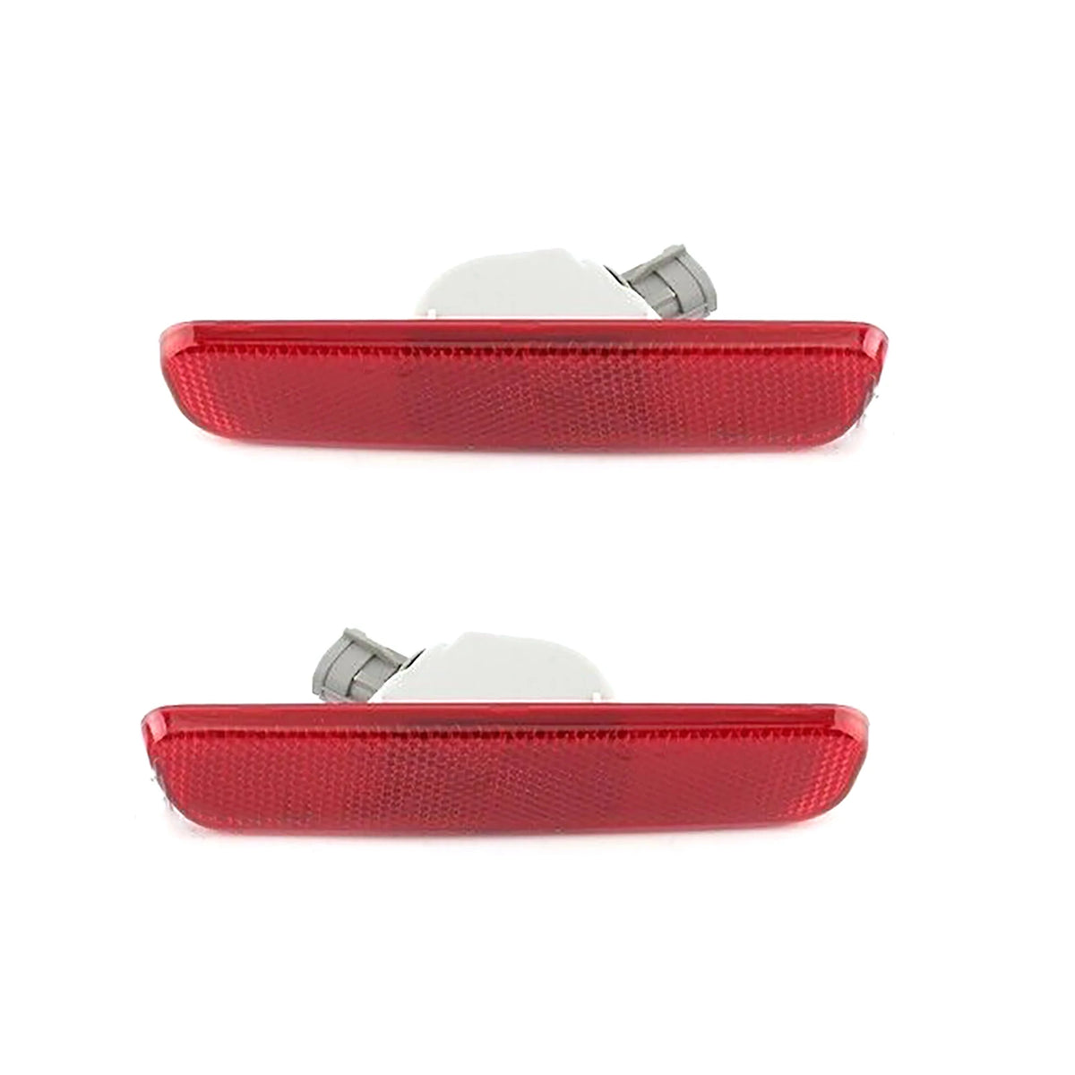 1 Pair Vehicle Rear Bumper Side Marker Light Reflector Left Right Zpaxo Red