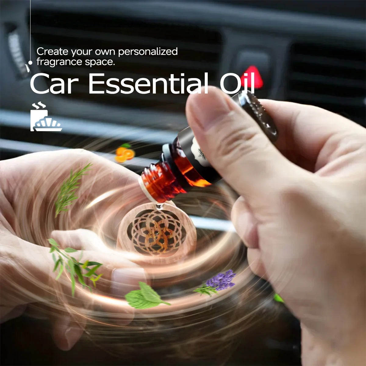 10ml essential oil 6 piece essential oil set: lavender peppermint eucalyptus sweet orange lemonsrass tea tree perfect gift Zpaxo