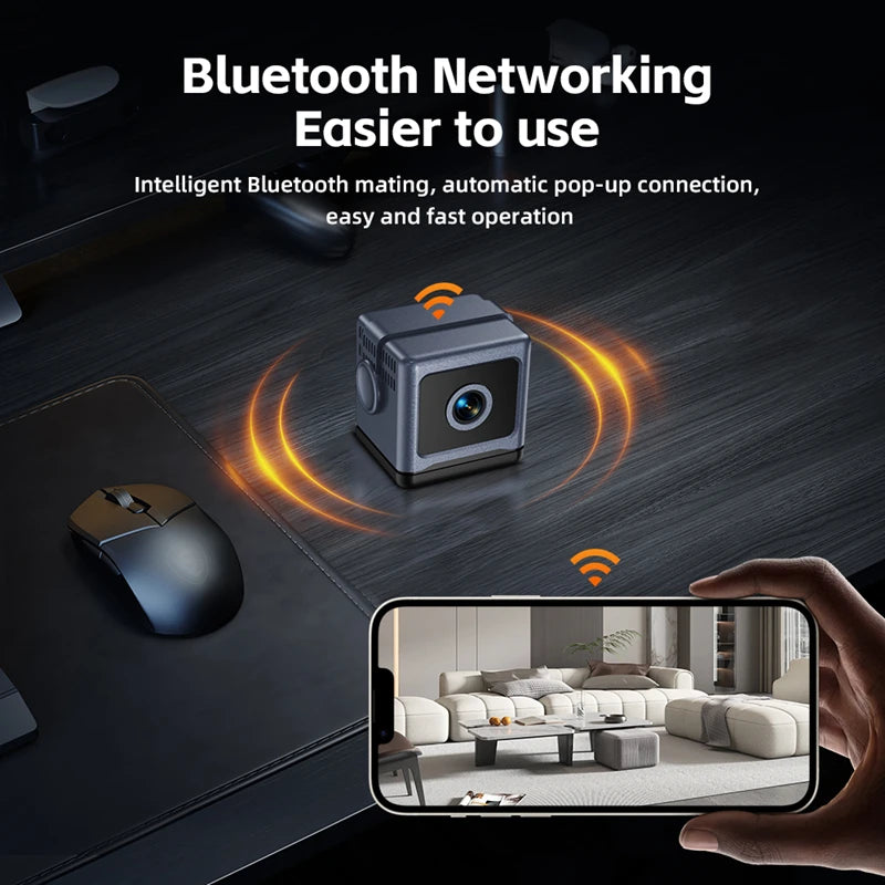 Mini Battery-powered Camera Wireless Connection Monitoring Movement
