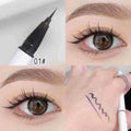 Ultra-thin Matte White Eyeliner Liquid Pen Waterproof Smudge-Proof Long Lasting Lying Silkworm Pen Pigment Eyes Brighten Makeup Zpaxo 1PC Black