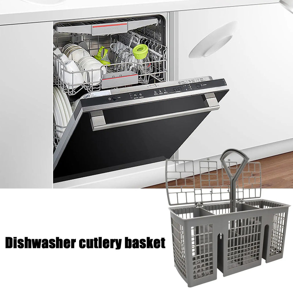 Dishwasher Silverware Basket Holder Non-stick Rack Parts Organizer