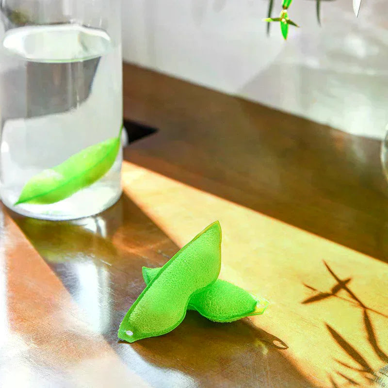 Cleaning Beans Sponge Internal Durable Shaped Bottle Magic Cleaner Zpaxo