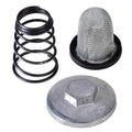 GY6 50cc to 150cc 125/150 Engine Parts Plug Moped Oil Filter Drain Screw Scooter Zpaxo Silver