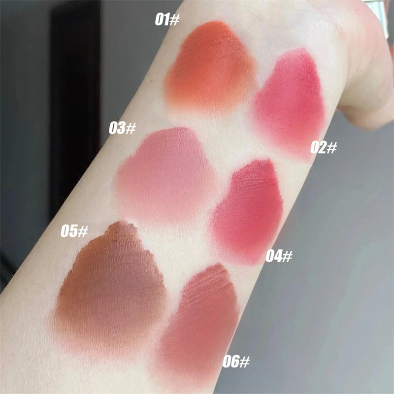 New Luxury Matte Liquid Lipstick Waterproof Long Lasting Velvet Sexy Red Lip Gloss Lint Tube Makeup Cosmetic Lipsticks Lipgloss Zpaxo