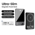 10000mAh Ultra Slim Power Bank Magsafe Magnetic Wireless 20W Fast Zpaxo 5000mAh-Grey