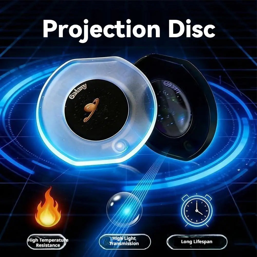 Galaxy Star Projector Replacement Slides Heat Resistant Wide Angle Nebula Simulation Discs for Home Planetarium Night Light Zpaxo