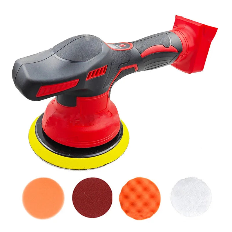 Fit Milwaukee 18V Battery Cordless Car Polisher 8 Gears Electric Auto