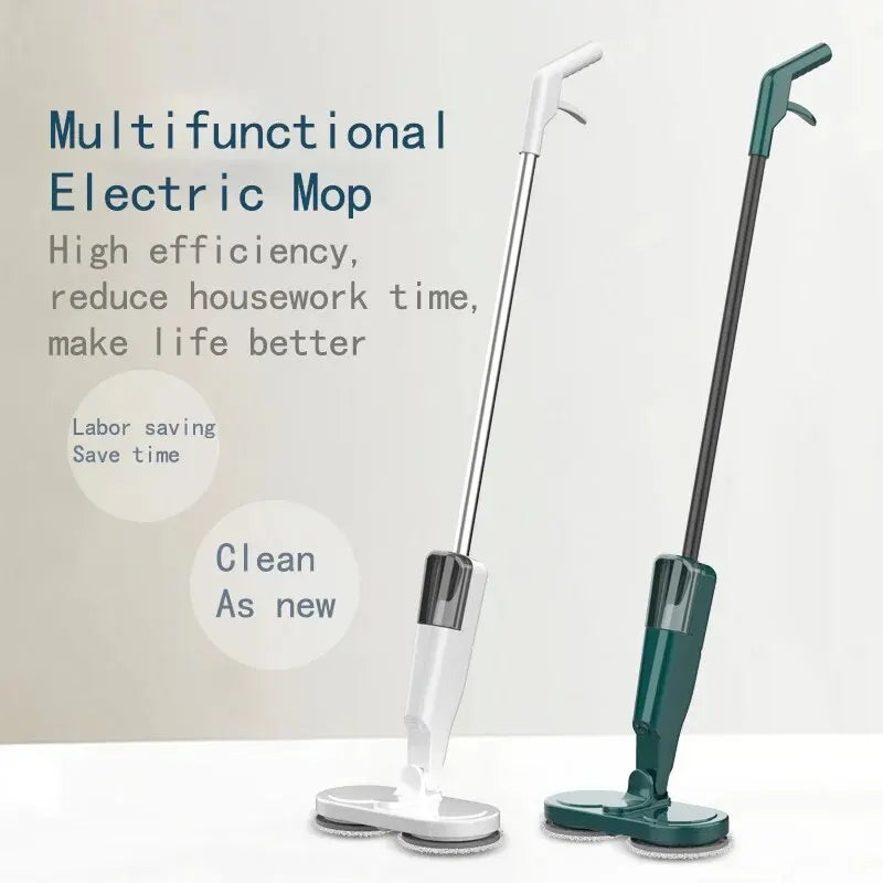Wireless Electric Spin Mop Cleaner Automatic 2 in 1 Wet & Dry Home Cleaner Car Glass Ceiling Door Windows Floor Scrubber Machine Zpaxo