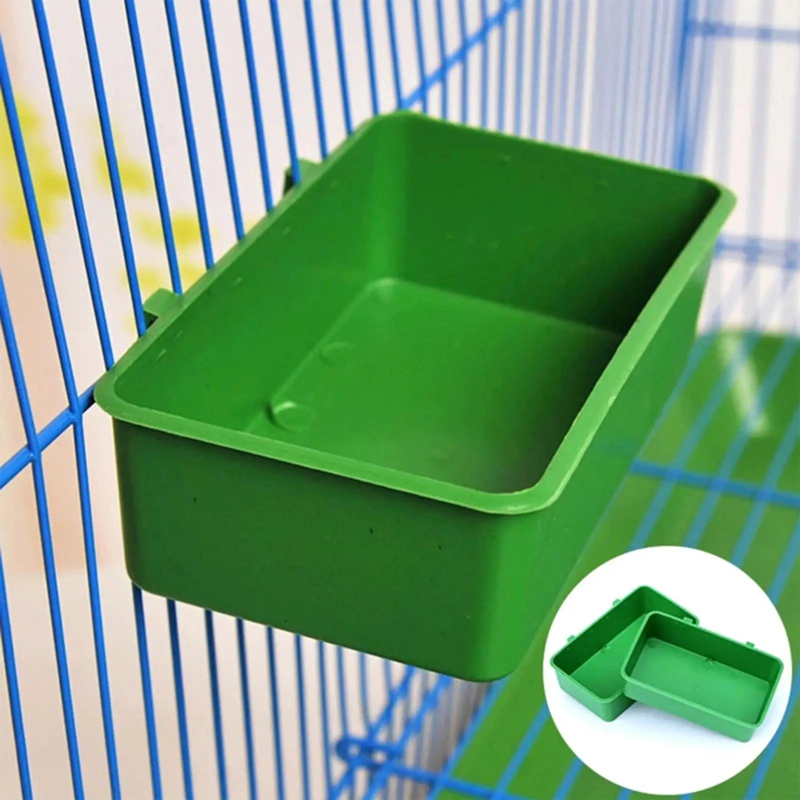 Hanging Bird Bath Tub for Parrots, Parakeets & Small Birds Bird Bath Tub Zpaxo