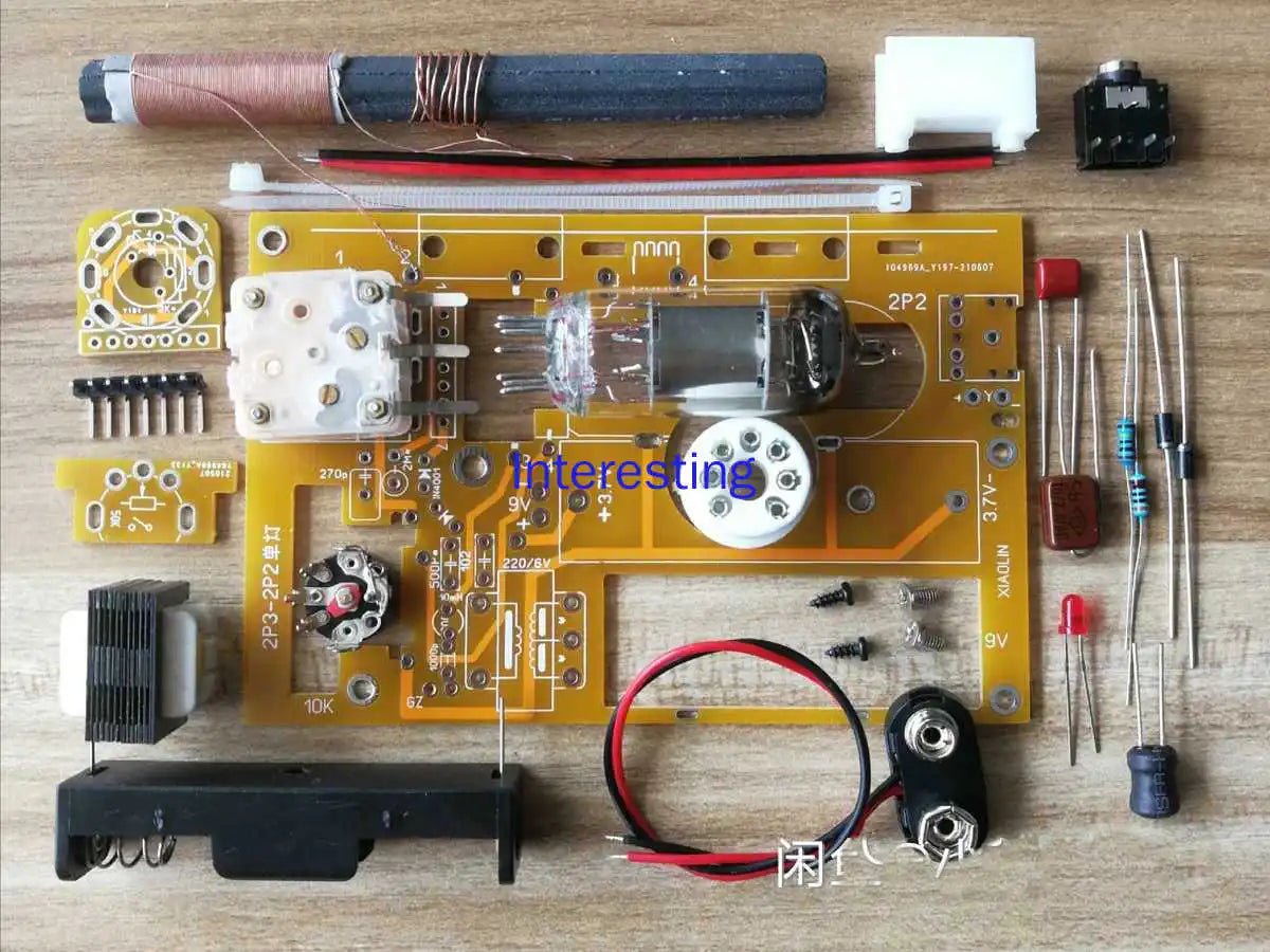 2P2 Tube Single Lamp Medium Wave Radio Battery 2P3 Without Casing Zpaxo