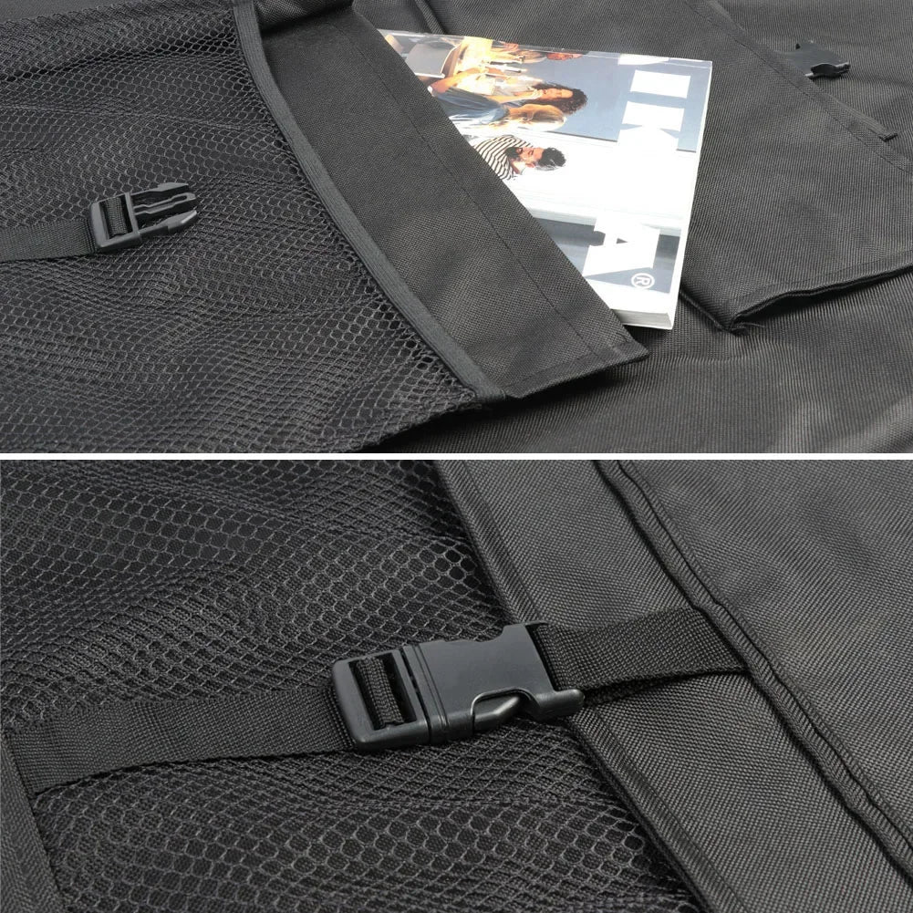 Universal Car Front Seat Covers 1PC Outdoor Parts Personal Adjustable with Seat Back Organizer Car Accessories for TIROL Zpaxo