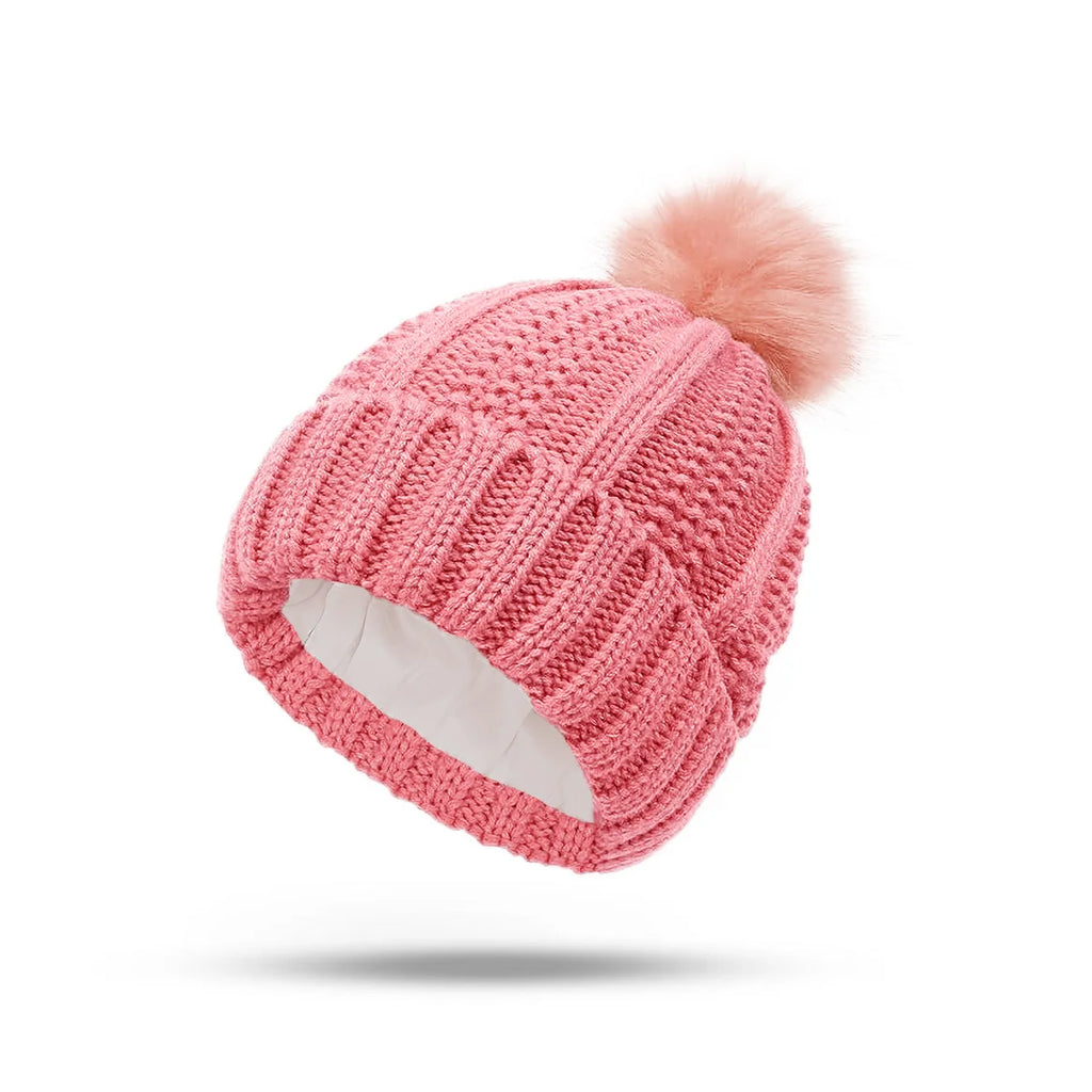 Women's Double-Layer Pineapple Knit Beanie – Winter Hat