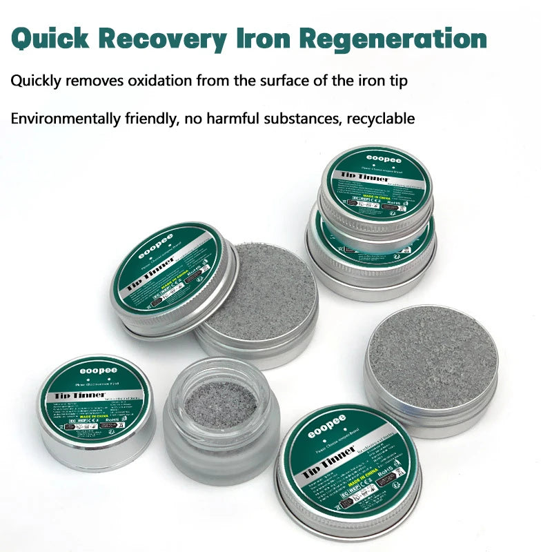 Tip Tinner Soldering Iron Lead-free Refresher Clean Paste Restoration