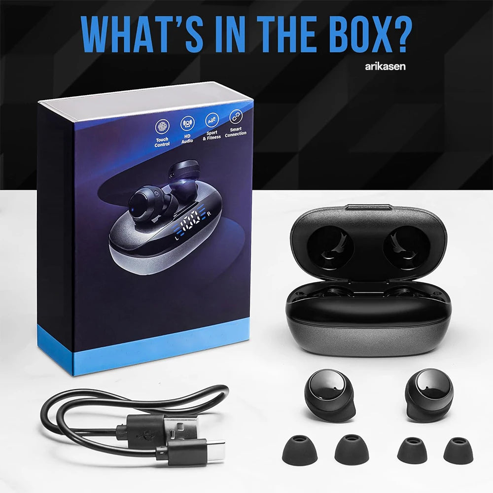 Wireless Earbuds 5 3 Headphones 48Hrs Music Bluetooth Earphones