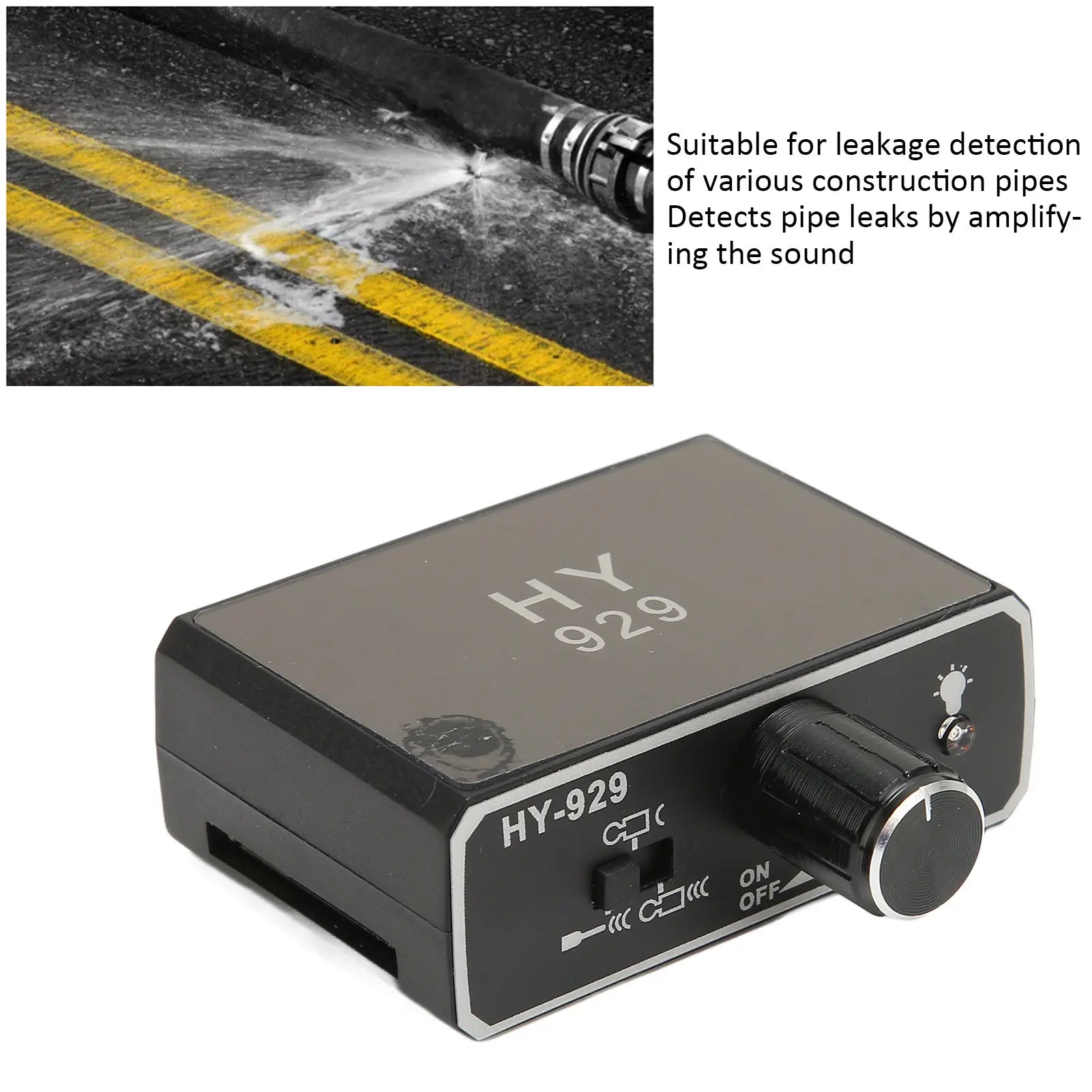 Water Leakage Detector Professional Strength Dual Probes Pipeline