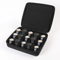 15-Slot Watch Case | Hard Shell Travel Organizer with Pillow Insert - Gift Ready (Black),suitable for smart watch storage Zpaxo 15 Slot