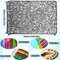 DIY Coloring Blanket – Soft Washable Fleece Drawing Mat Kids DIY Coloring Blanket Zpaxo B