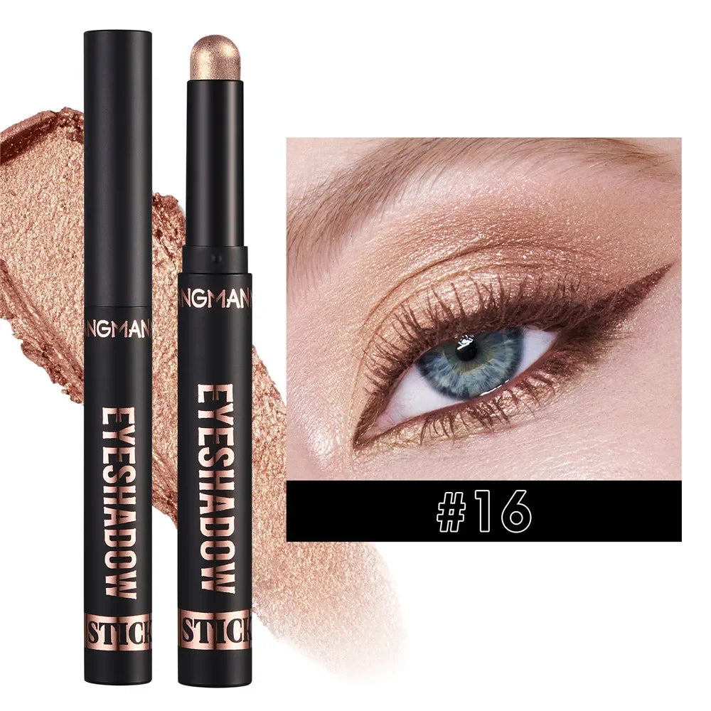 Waterproof Pearlescent Eyeshadow Pencil Stick 8 Colors Lasting Zpaxo 16