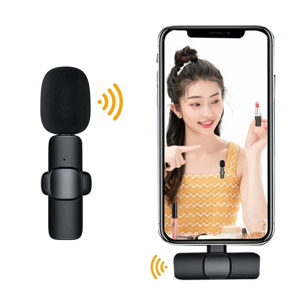 Dual Wireless Lavalier Mic – iPhone Android & PC | AyeBeau Wireless Lavalier Mic Zpaxo