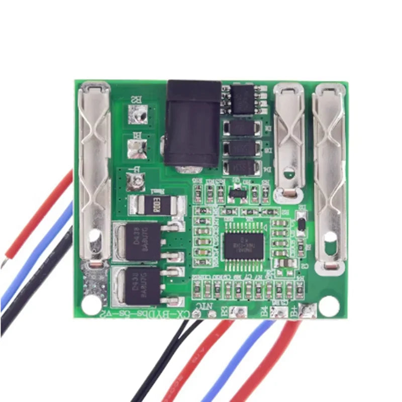 5S5 series battery charging protection board 18V21V 20A lithium-ion battery pack protection circuit board BMS module Zpaxo
