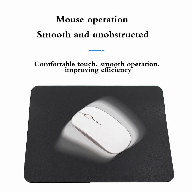 Creative Universal Anti-slip Mouse Pad Leather Gaming Mice Mat Waterproof Desk Mouse Pad Fashion Comfortable For Laptops MacBook Zpaxo