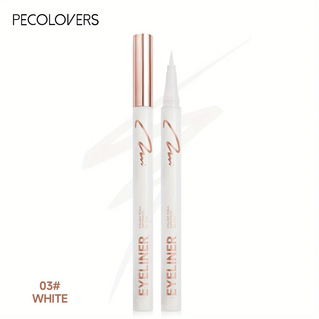 Ultra-thin Waterproof Liquid Eyeliner Dry Quickly Smooth Eye Liner Long Last Lower Eyelash Pen Makeup Cosmetics 6 Colors Zpaxo 03