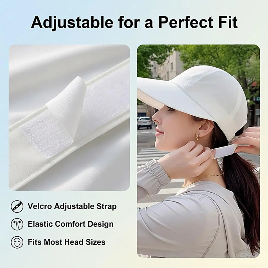 Wide Brim UV Sun Hat – Breathable Adjustable Unisex Beach Cap Wide Brim Sun Hat Zpaxo