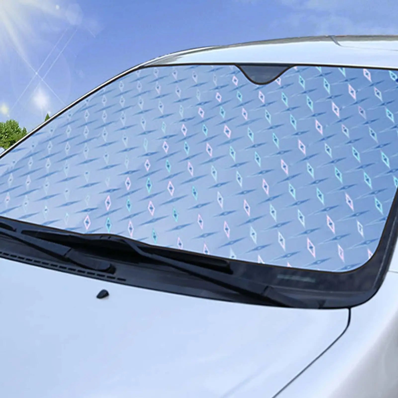 Front Window Sunshades Car Sunshade UV Protection Foldable Automotive