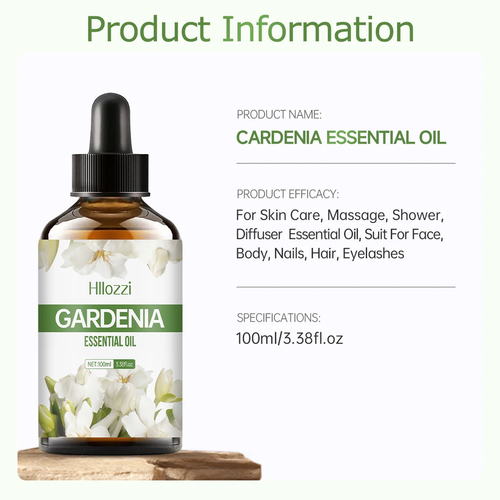 GARDENIA ESSENTIAL OIL Facial Skincare Products Suitable All Skin Zpaxo