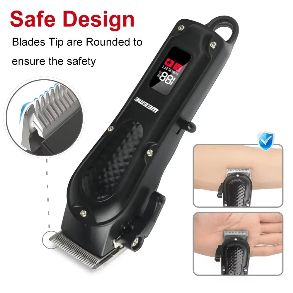 WEEME 806-HW Electric Hair Clipper UBS Rechargeable Cordless Beard Trimmer Men Powerful Electric Hair Clipper Trimming Tool Zpaxo