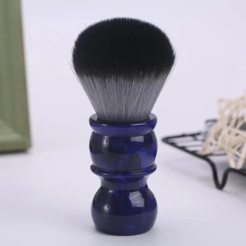 YAQI Timber Wolf Color 26MM Synthetic Hair Shaving Brush Mens Travel Portable Face Cleaning Shaving Brush Tool Zpaxo