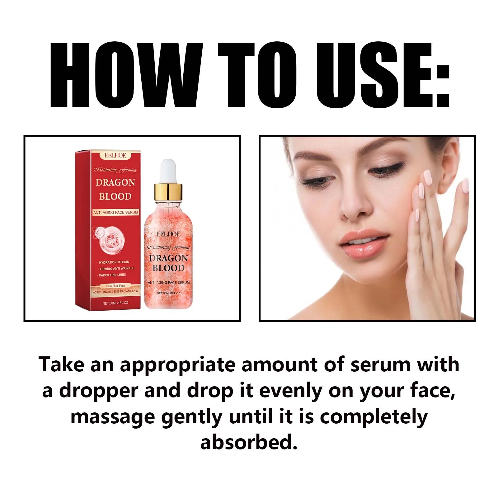 Dragon Blood Facial Serum – Anti-Aging, Firming & Brightening Facial Serum Zpaxo