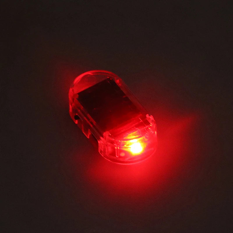 Solar LED Dummy Alarm Light – Flashing Anti-Theft Warning Lamp