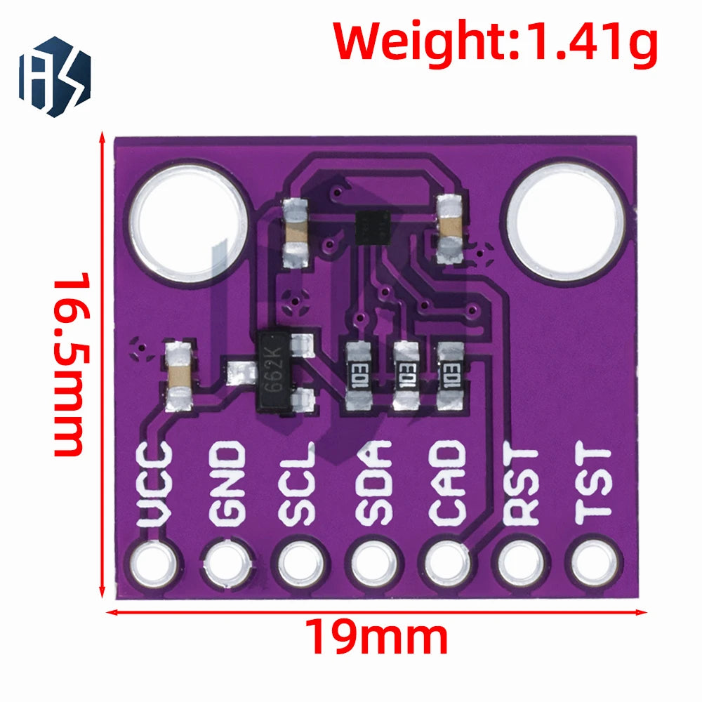 AK09911C 3-Axis Hall Effect Geomagnetic Sensor Module Integrated Zpaxo