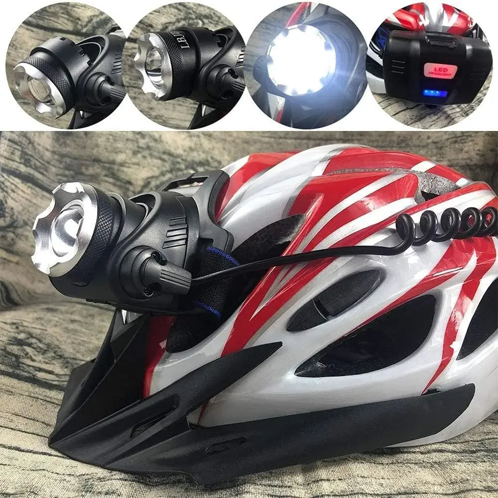 1000LM Zoomable LED Headlamp – Waterproof Camping & Work Light