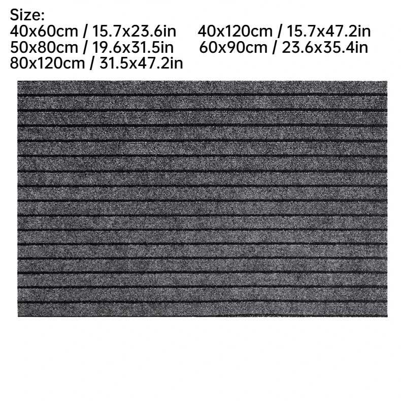 Modern Minimalist Square Floor Mat – Non-Slip & Machine Washable
