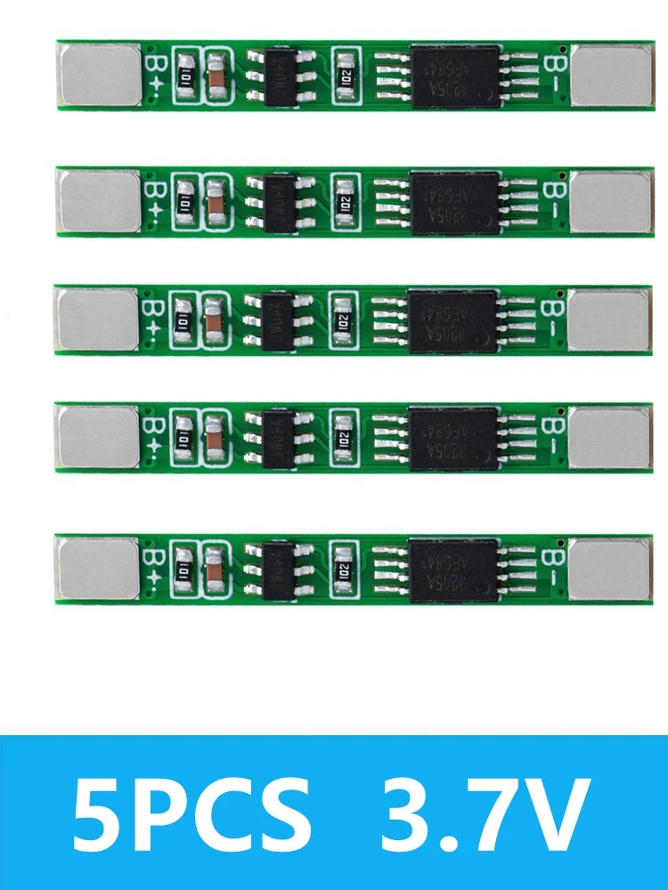 1 1S 3 2V 7V 3A LiFePO4 Lithium Li-ion BMS PCM Battery Protection Zpaxo 5PCS 3.7V