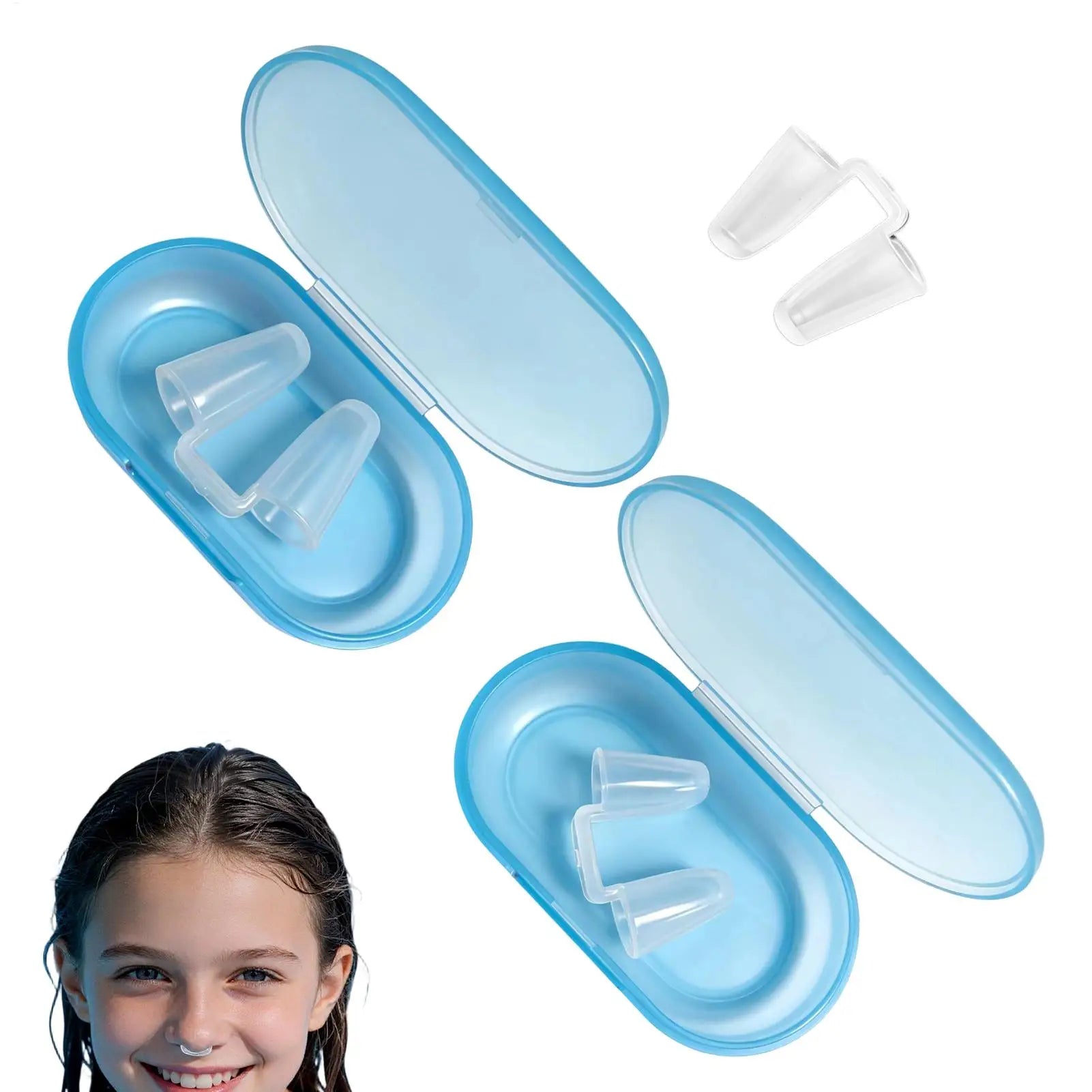 Silicone Nose Clips Swimming Anti Choke Water Plug Snorkel Diving
