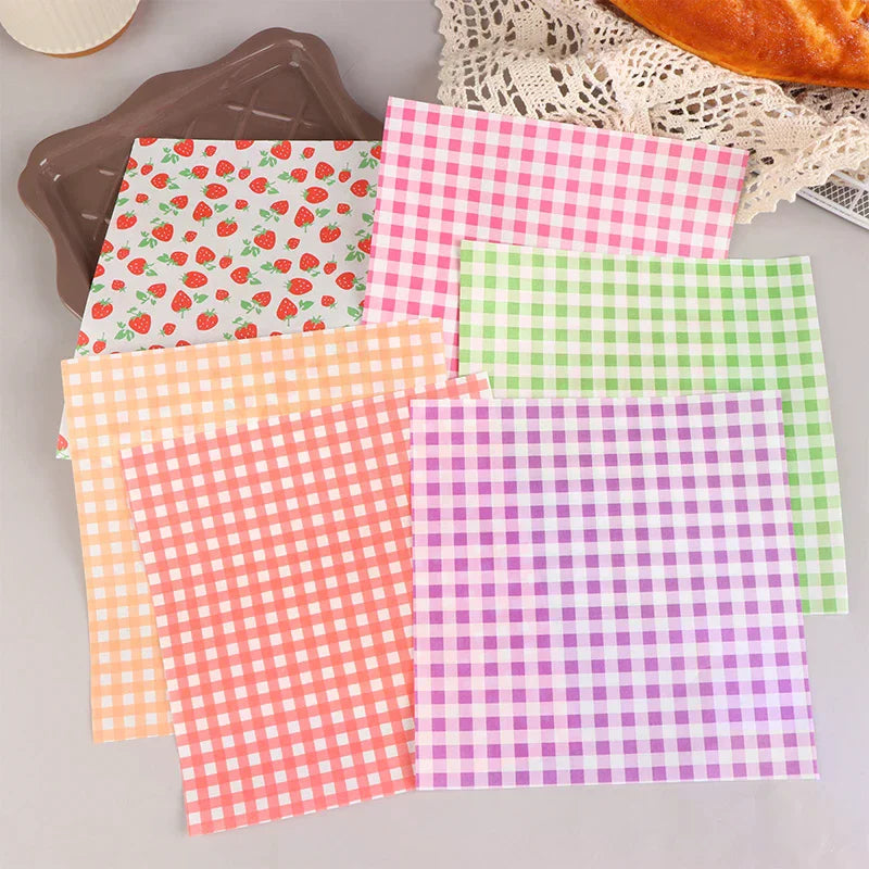 Food Waxed Paper Oil-proof Wax Bread Sandwich Burger Fries Macarons Zpaxo